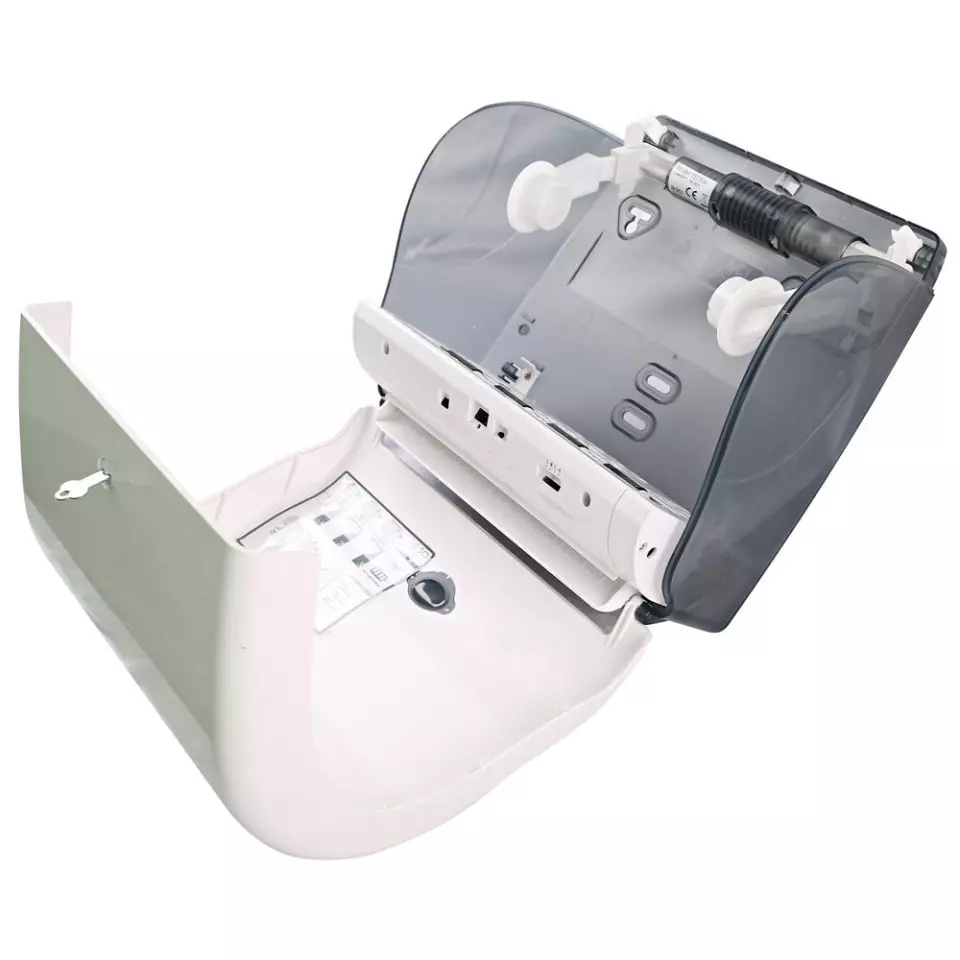 Franz Mensch 88870, Touchless Autocut Plastic Towel Roll Dispenser, image 3, gallery thumbnail