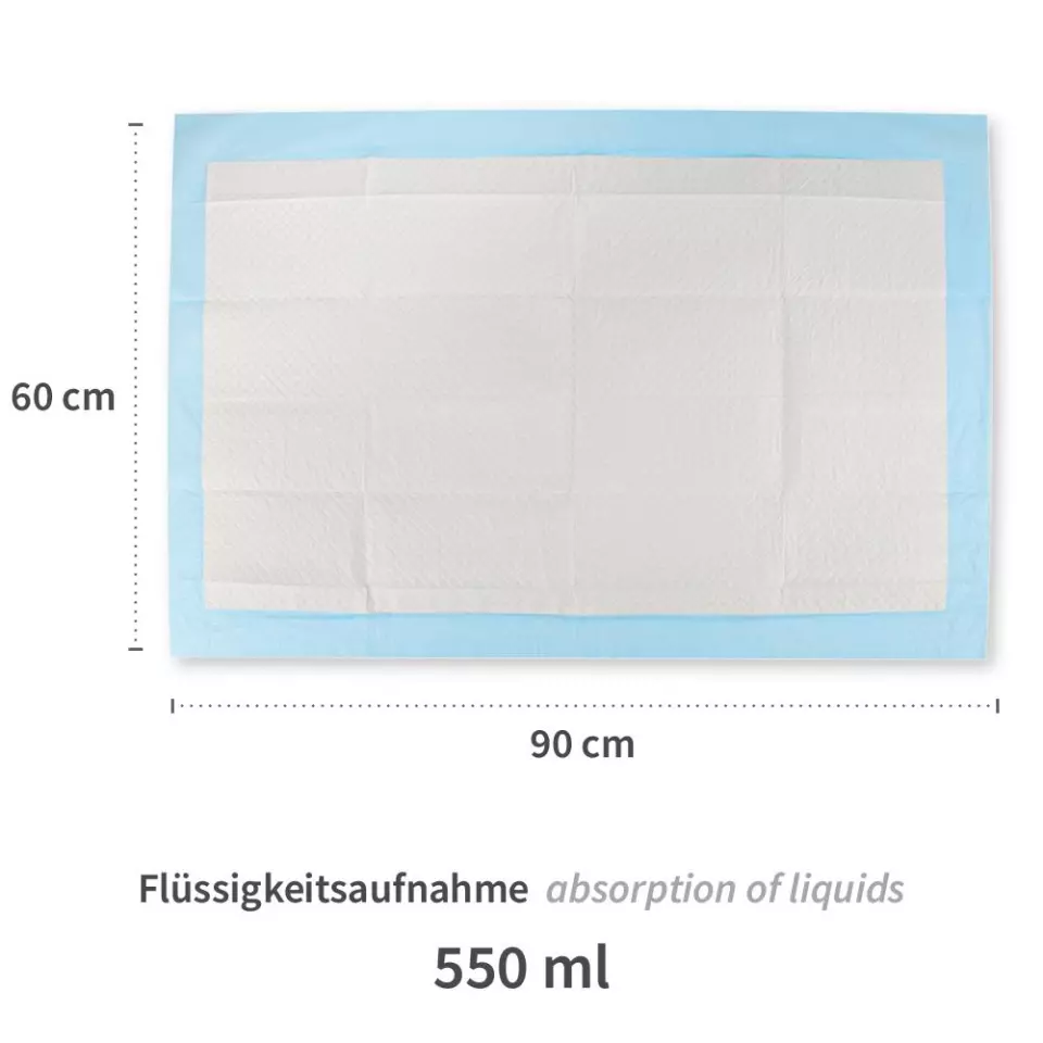 Hygostar 52786, Bed Underpads, 90 x 60 cm, PP/Recycled Paper/PE, image 3, gallery thumbnail