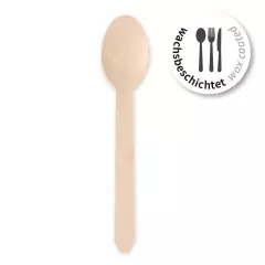 NATUREStar 388572, FSC® 100% Wood Spoons, 160 mm, Wax Coated, Organic