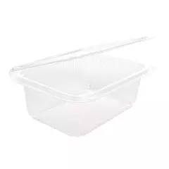 Franz Mensch 423905, Organic PLA Deli and Salad Bowls with Hinged Lid, 1000 ml