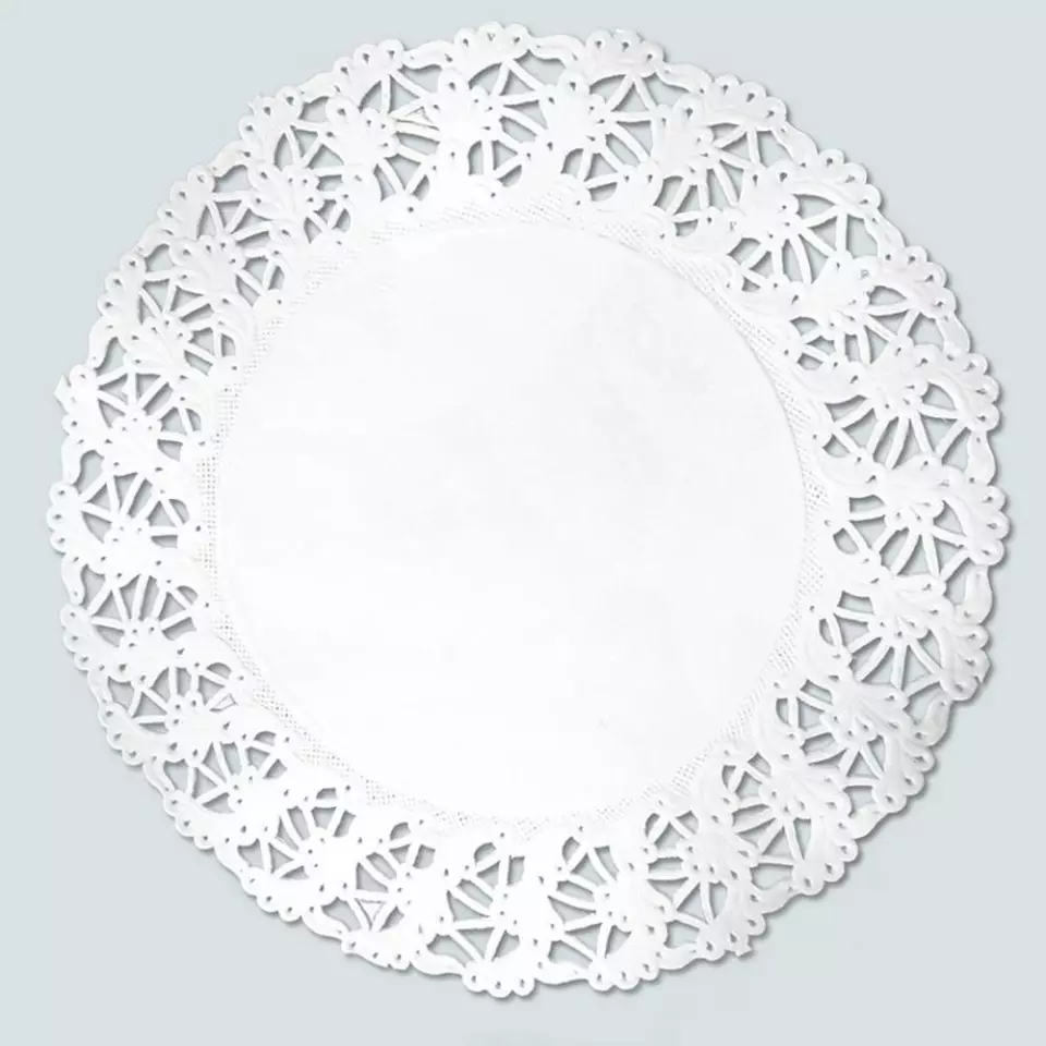 Hygostar 34131, Round Paper Doilies, Ø 13 cm, White, image 2, gallery thumbnail