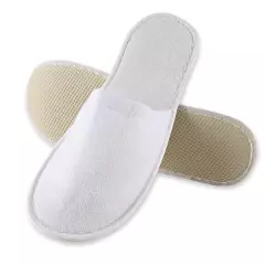 Hygonorm 55516, Classic Polyester Slippers, Closed, White