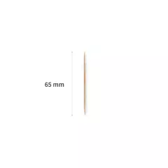 NATUREStar 38813, Organic Wood Toothpicks, 65 mm, Loose in Plastic Dispenser