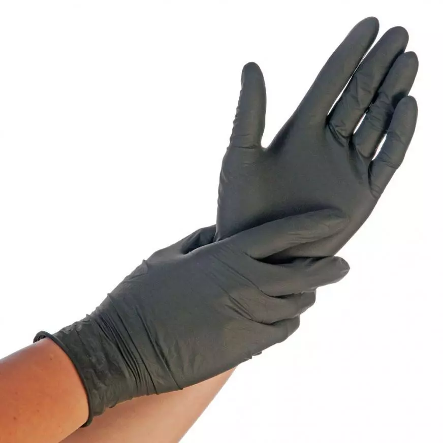 Hygonorm 261008, Safe Fit Nitrile Gloves, Powder-Free, image 1, gallery thumbnail