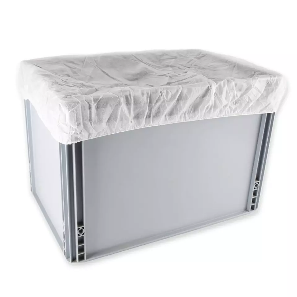 Hygostar 5210, PP suojahaalari, saumattu, 730 x 680 mm, valkoinen, image 2, gallery thumbnail