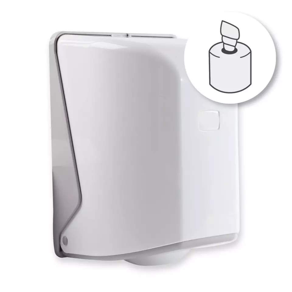 Franz Mensch 88830, Centerfeed Plastic Towel Roll Dispenser, image 1, gallery thumbnail