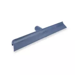 HygoClean 85596, Detectable PP Single Blade Rubber Squeegee, Blue