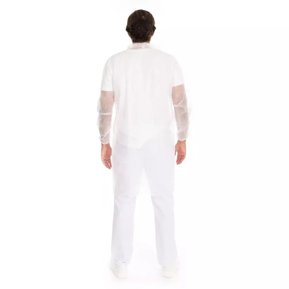 Hygonorm 274799, Eco PP besöksrock med tryckknapp, XXXXL, vit, image 2