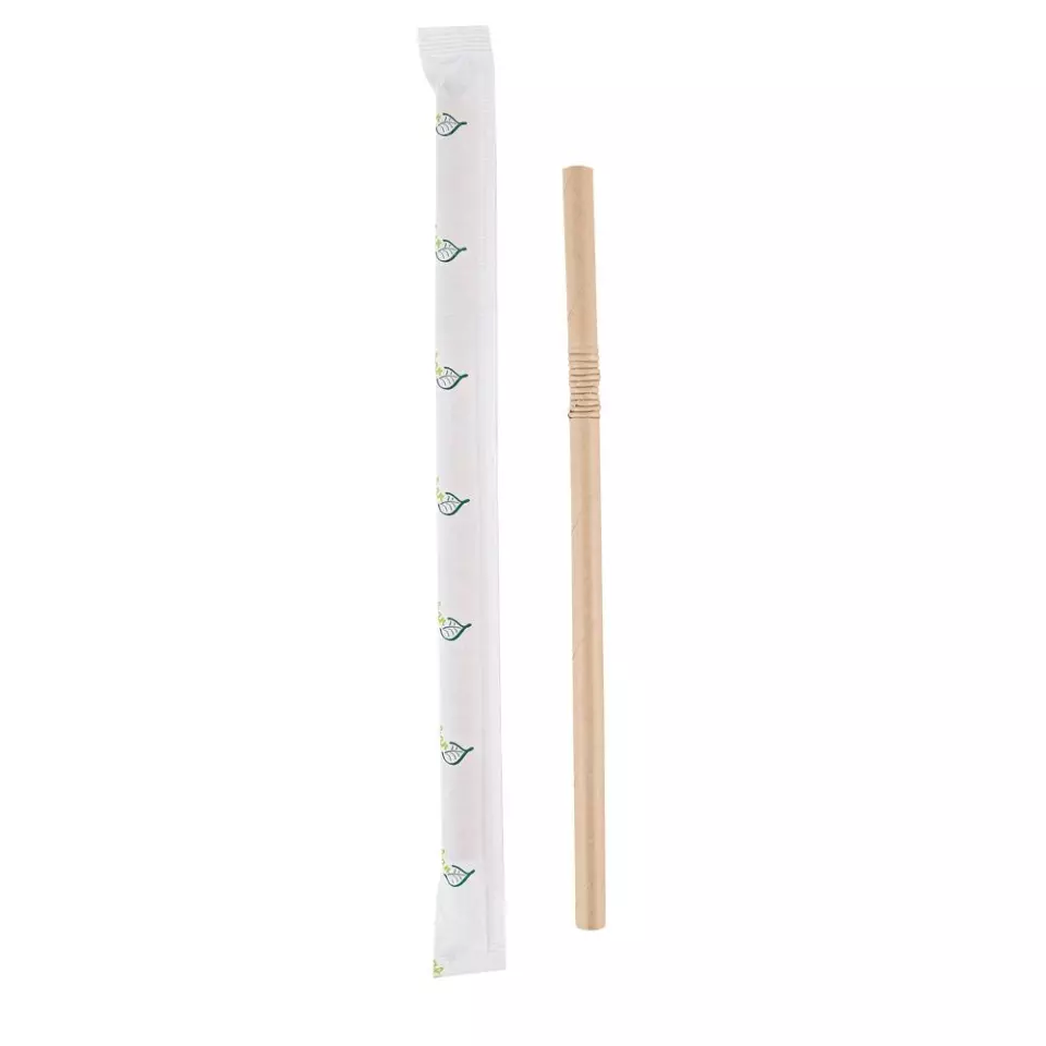NATUREStar 421022, Flex luomupaperipillit, FSC®-mix, ø 8 mm x 197 mm, ruskea, image 1, gallery thumbnail