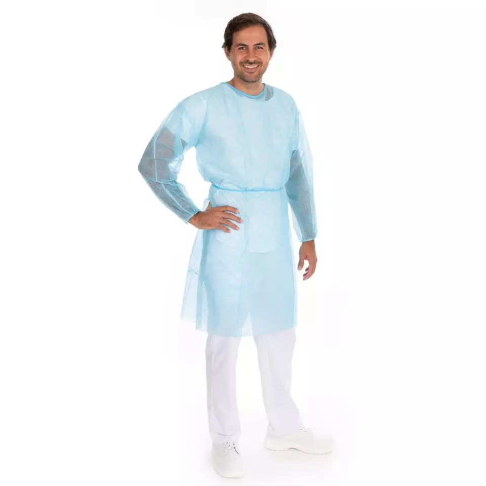 Hygonorm 277509, Eco PP Gowns with Elastic Wrist Bands, image 2, gallery thumbnail
