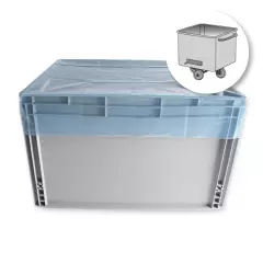 Hygostar 52226, LDPE rullakon suojat, 850 x 650 mm, sininen