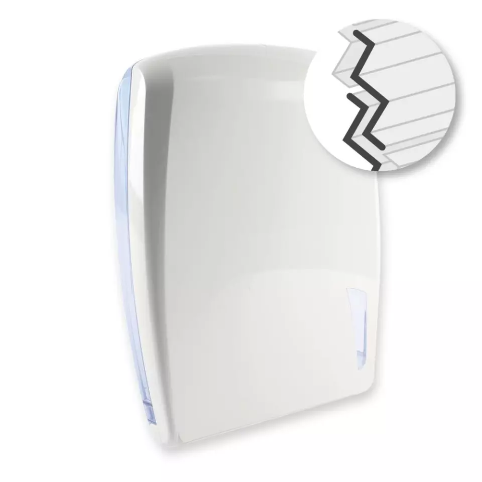 Franz Mensch 888362, Kompakt Plastic Interfold Paper Towel Dispenser, image 1, gallery thumbnail