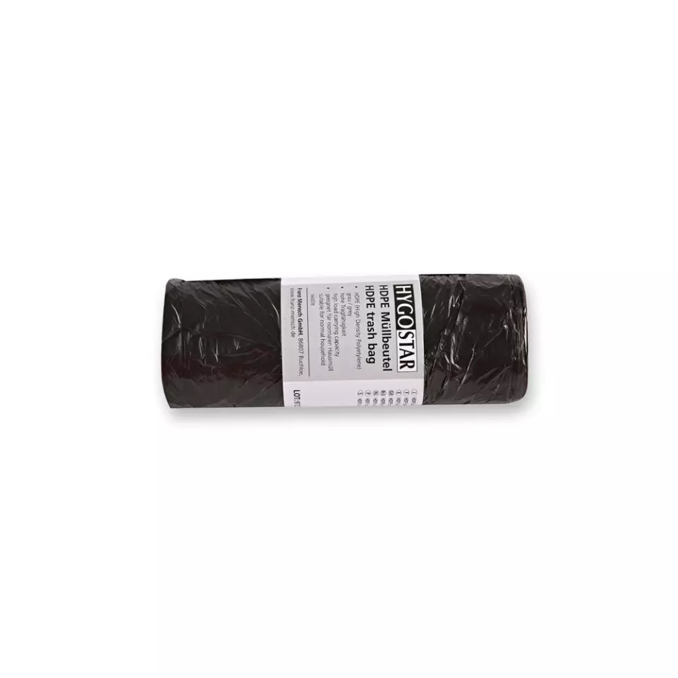 HygoClean 32894, Eco HDPE soppåsar, 30 l, grå, rulle, image 2, gallery thumbnail
