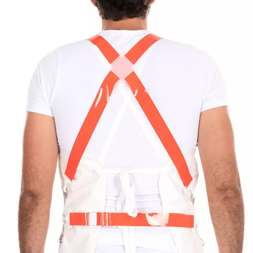 Franz Mensch 33804, Stab Protection Apron, Stainless Steel, 80 x 55 cm, image 5, gallery thumbnail