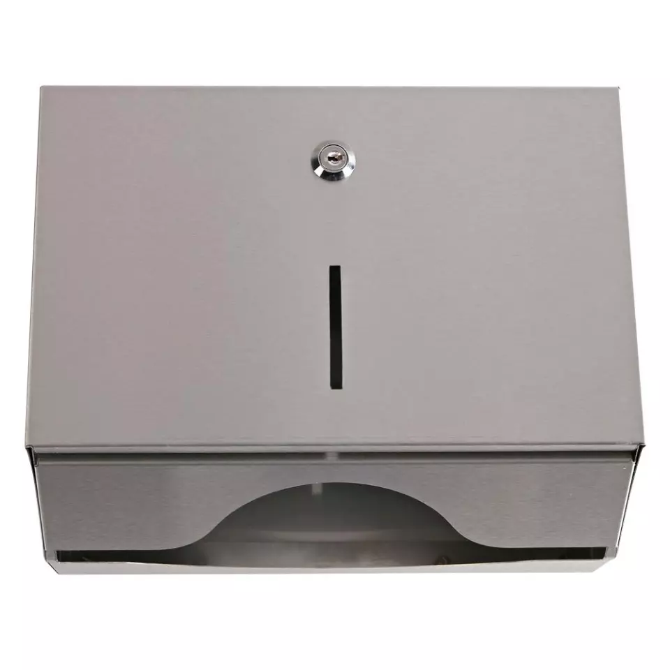 Hygostar 889650, C/V/ZZ-Fold handduksdispenser, rostfritt stål, image 2, gallery thumbnail