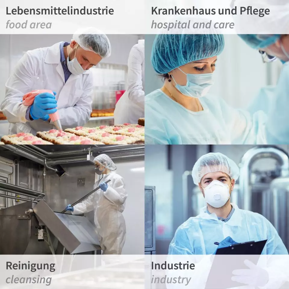 Hygonorm 12609, PP-hiussuojat, kevyet, image 2, gallery thumbnail