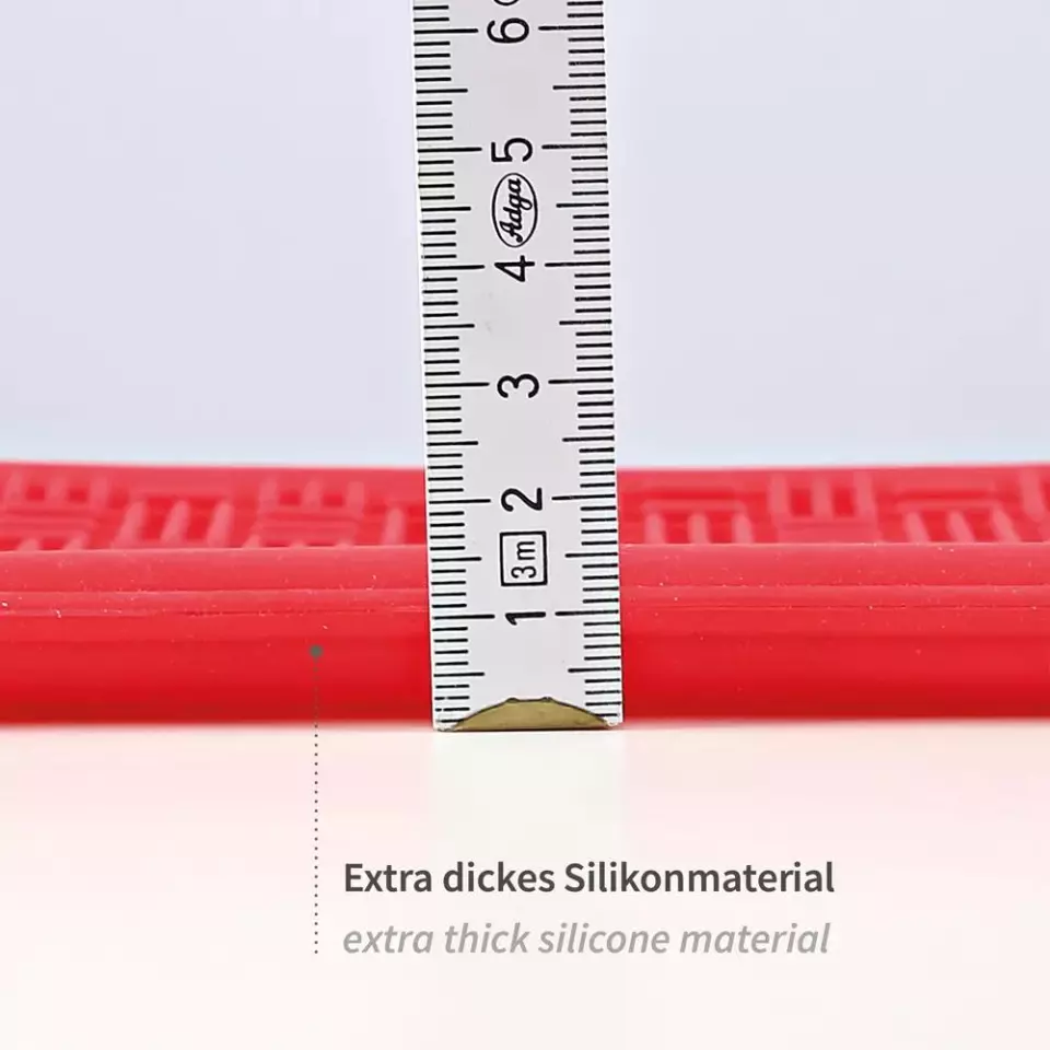 Hygostar 33216, Heatblocker silikoniuunikintaat, 35 cm, punainen, image 9, gallery thumbnail