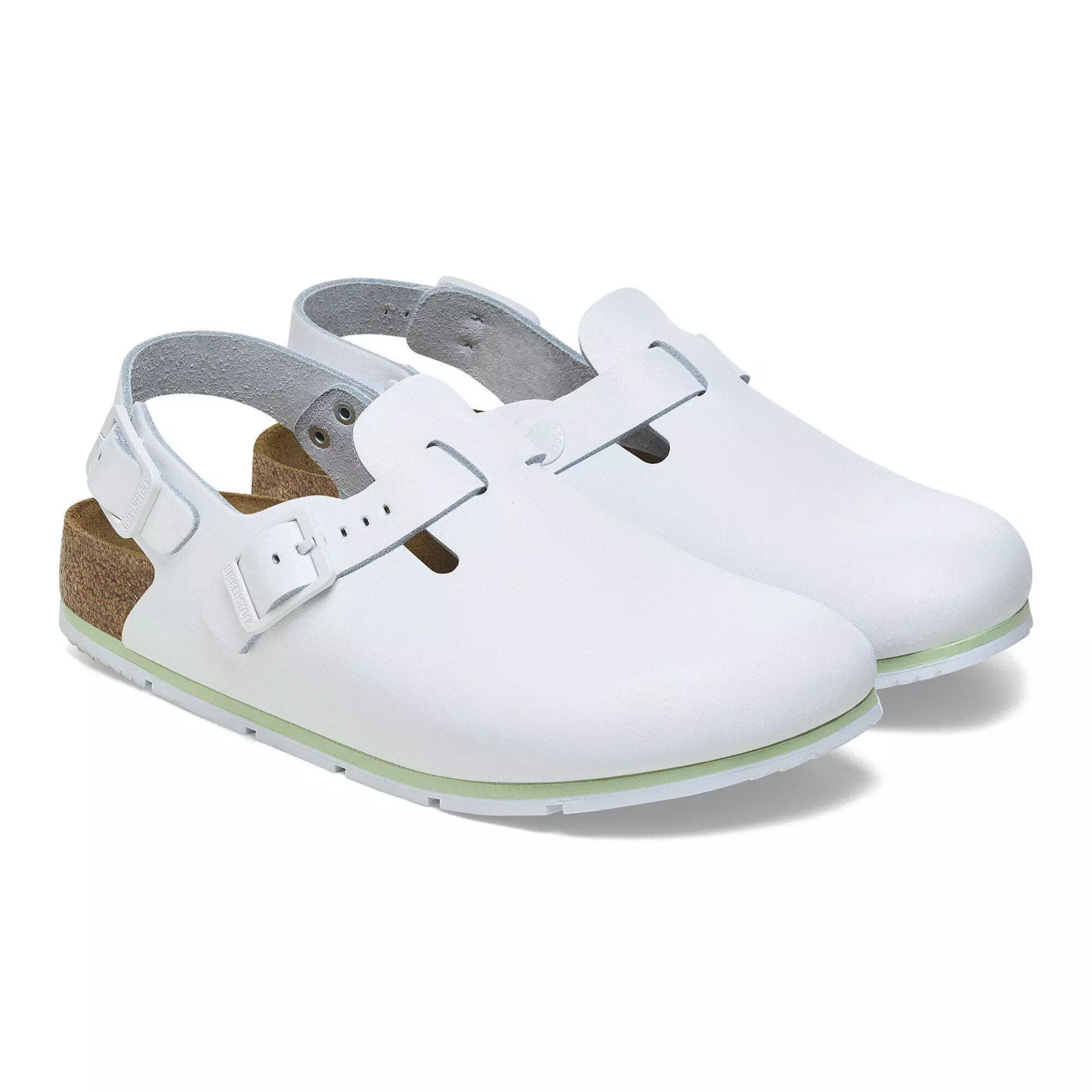Birkenstock 1025956, Tokio PRO LE Regular Occupational Sandals, White, image 4