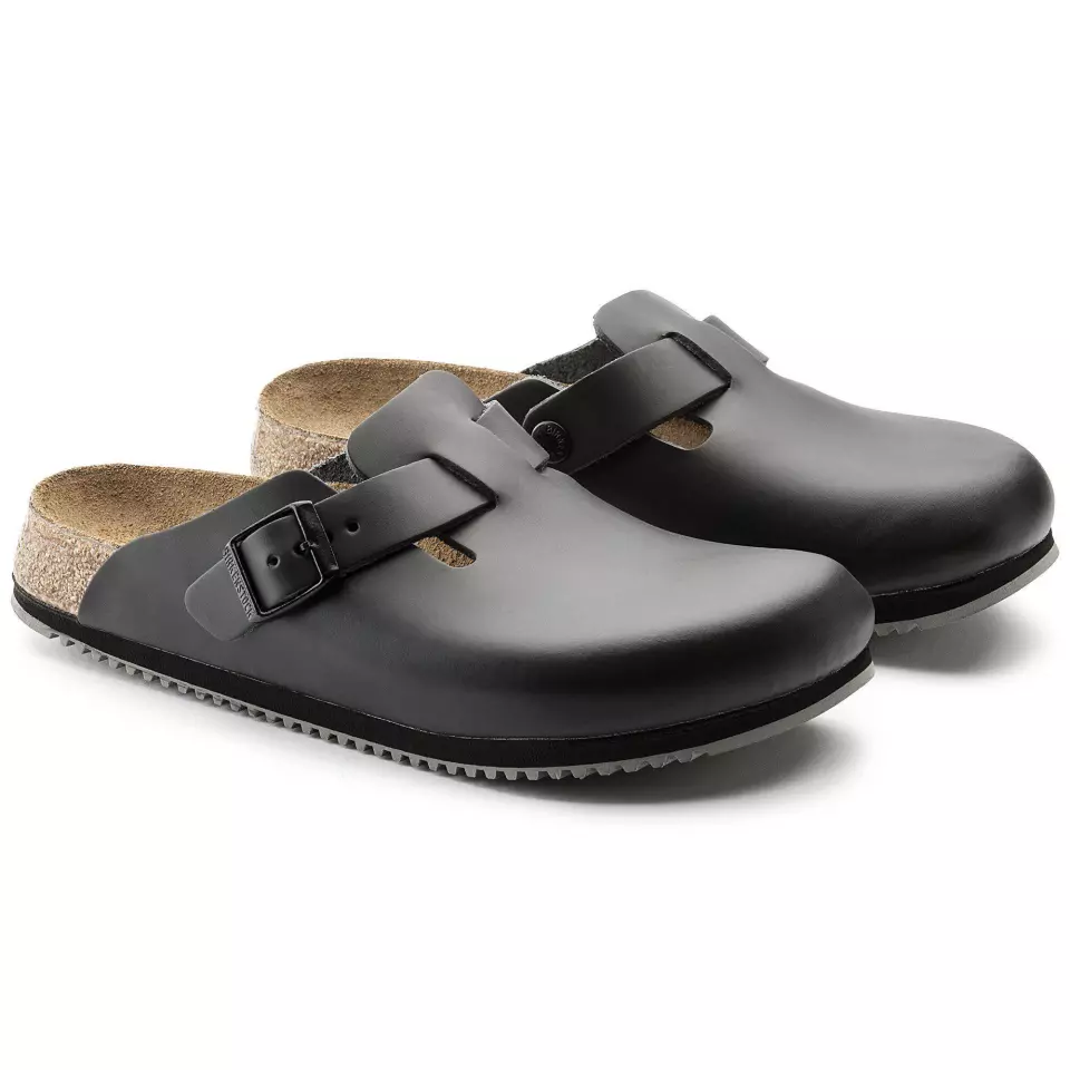 Birkenstock 60196, Boston SL NL Kapeat työsandaalit, musta, image 4, gallery thumbnail