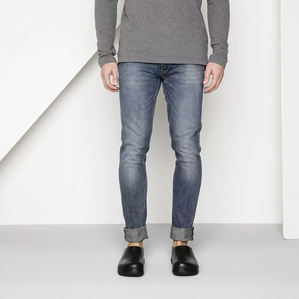 Birkenstock 20272, A 630 Tavalliset ammatti-PU-puukengät turvakärjellä, musta, image 3, gallery thumbnail