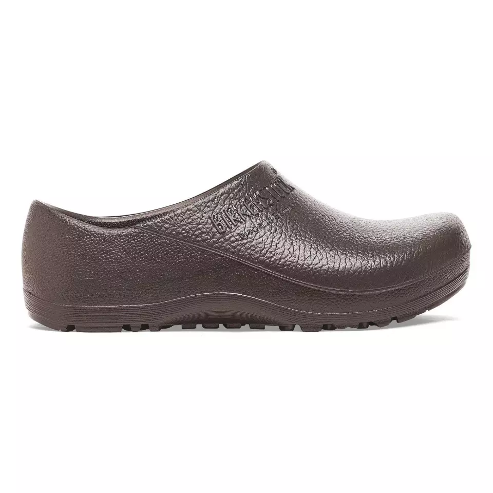 Birkenstock 1027210, Profi Birki Fusion Regular Occupational PU Clogs, Brown, image 3, gallery thumbnail