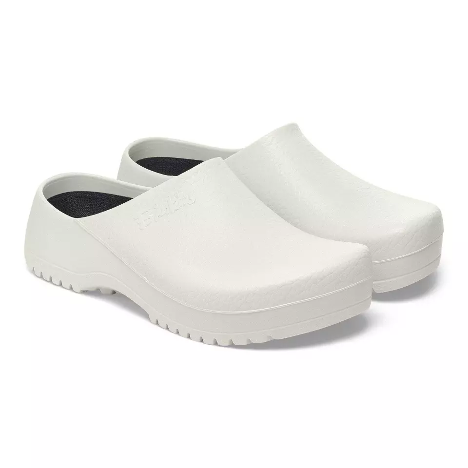 Birkenstock 1027181, Super-Birki Fusion Regular Occupational PU Clogs, White, image 4, gallery thumbnail