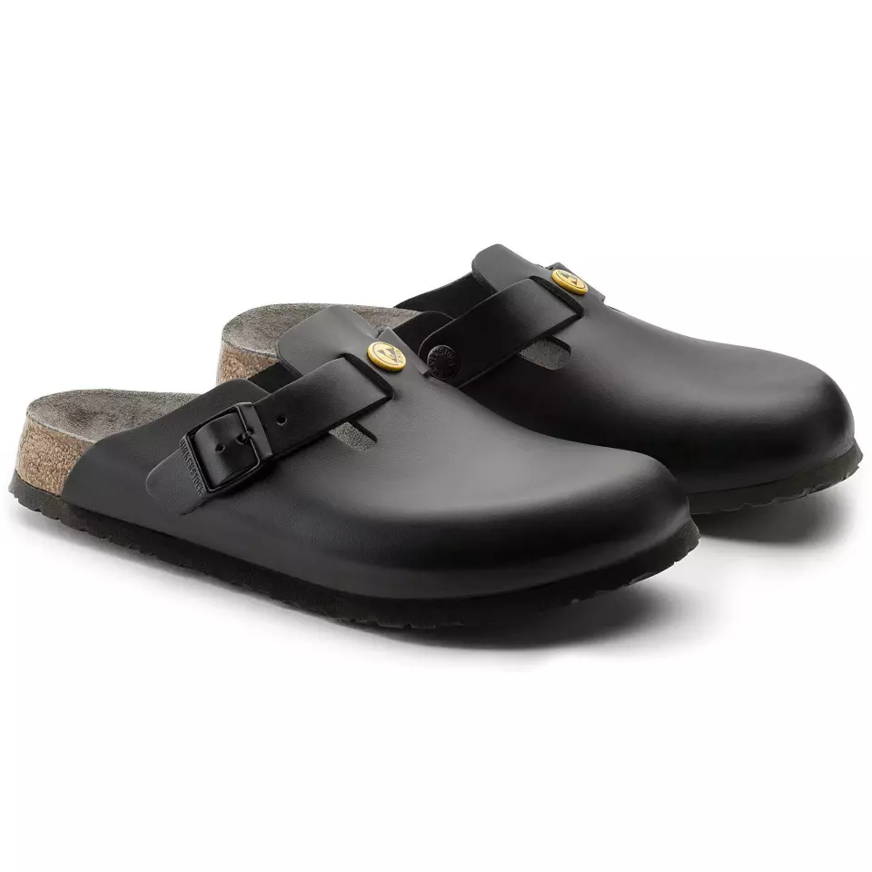 Birkenstock 61368, Boston ESD NL Kapeat työsandaalit, musta, image 4, gallery thumbnail