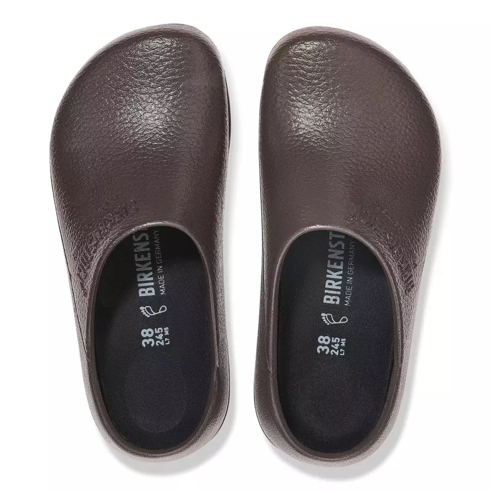 Birkenstock 1027210, Profi Birki Fusion Regular Occupational PU Clogs, Brown, image 2, gallery thumbnail