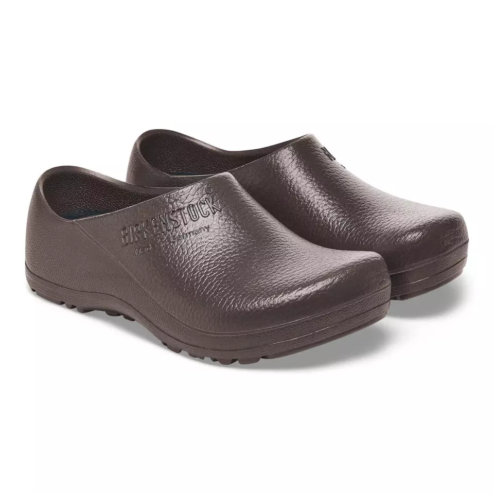 Birkenstock 1027210, Profi Birki Fusion Regular Occupational PU Clogs, Brown, image 6, gallery thumbnail
