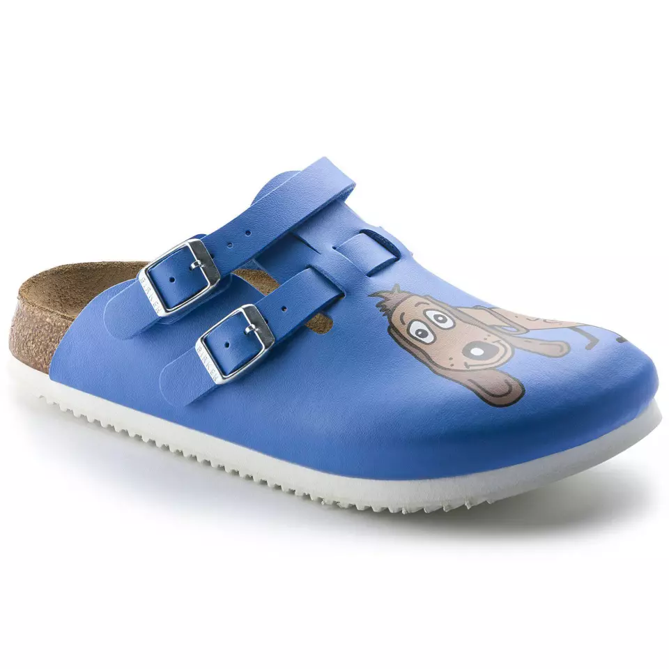 Birkenstock 582536, Kay SL BF Kapeat työsandaalit, koirakuvioinen sininen, image 1, gallery thumbnail
