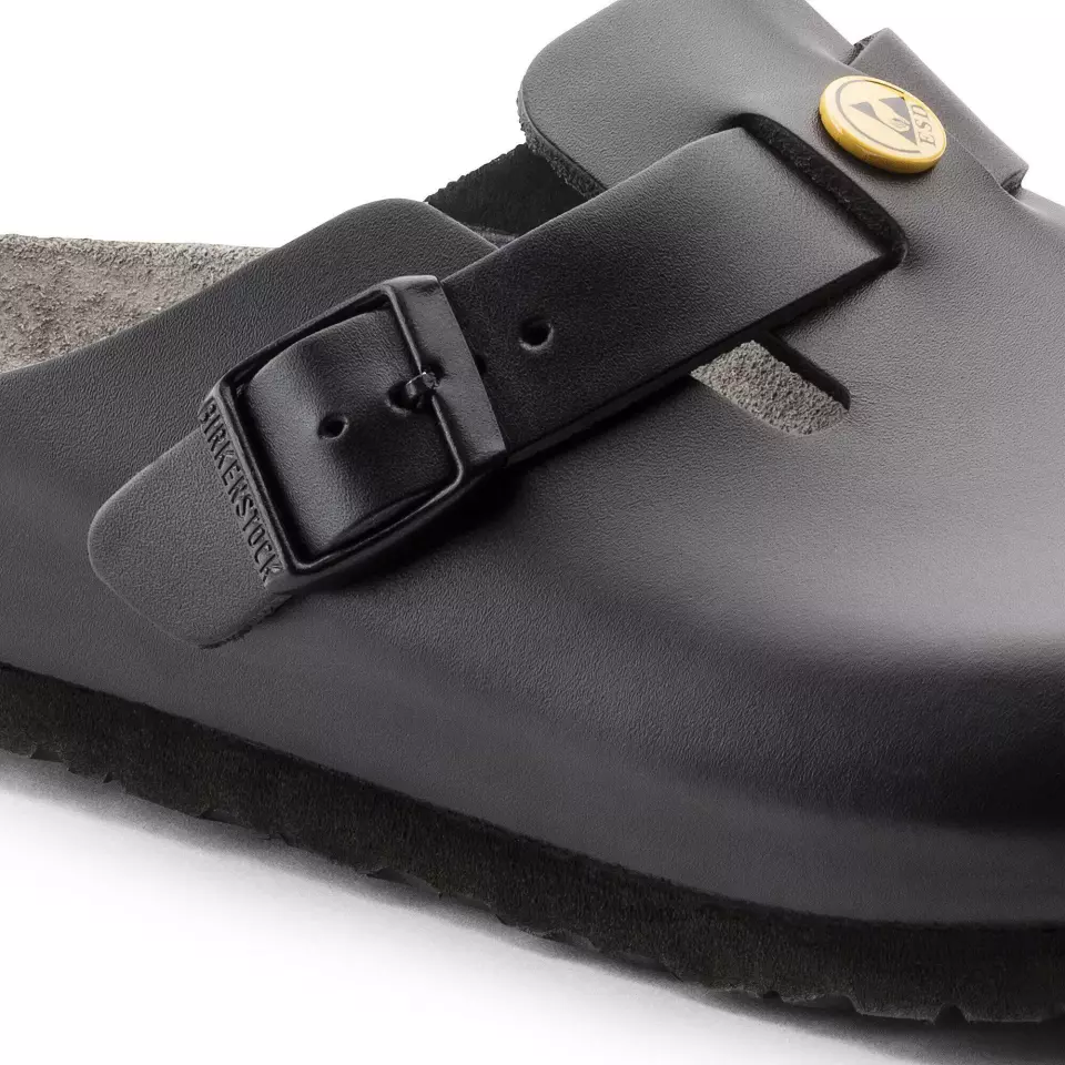 Birkenstock 61368, Boston ESD NL Kapeat työsandaalit, musta, image 6, gallery thumbnail