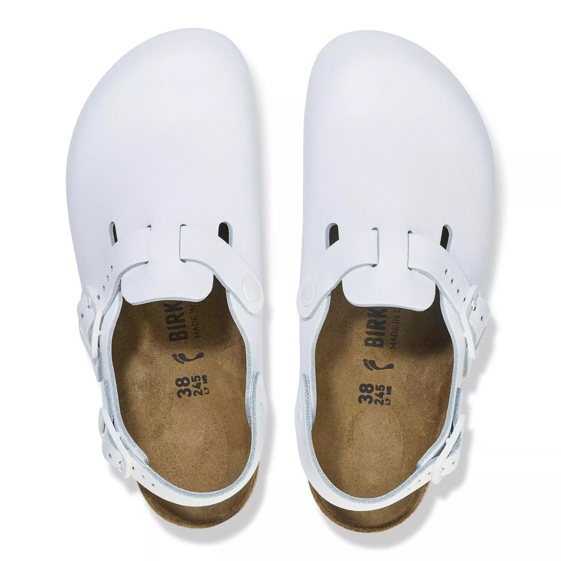 Birkenstock 1025956, Tokio PRO LE Regular Occupational Sandals, White, image 3