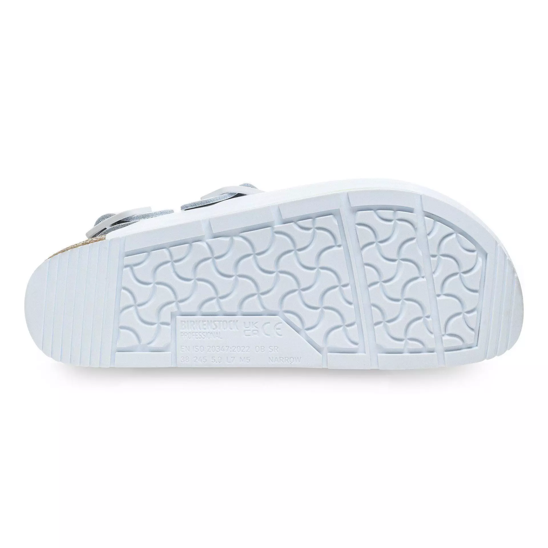 Birkenstock 1025956, Tokio PRO LE Regular Occupational Sandals, White, image 7