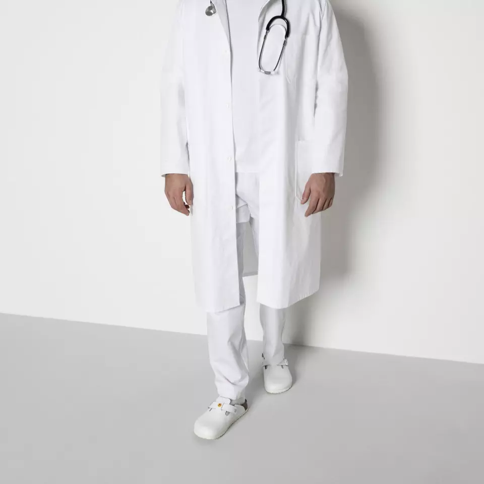 Birkenstock 61378, Boston ESD NL Kapeat työsandaalit, valkoinen, image 10, gallery thumbnail