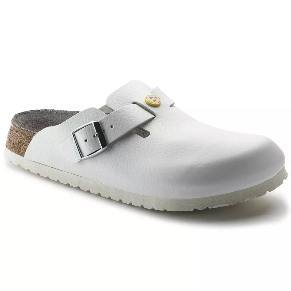 Birkenstock 61378, Boston ESD NL Kapeat työsandaalit, valkoinen, image 1, gallery thumbnail