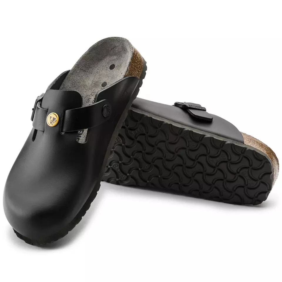 Birkenstock 61368, Boston ESD NL Kapeat työsandaalit, musta, image 2, gallery thumbnail