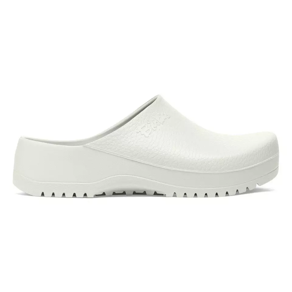 Birkenstock 1027181, Super-Birki Fusion Regular Occupational PU Clogs, White, image 3, gallery thumbnail
