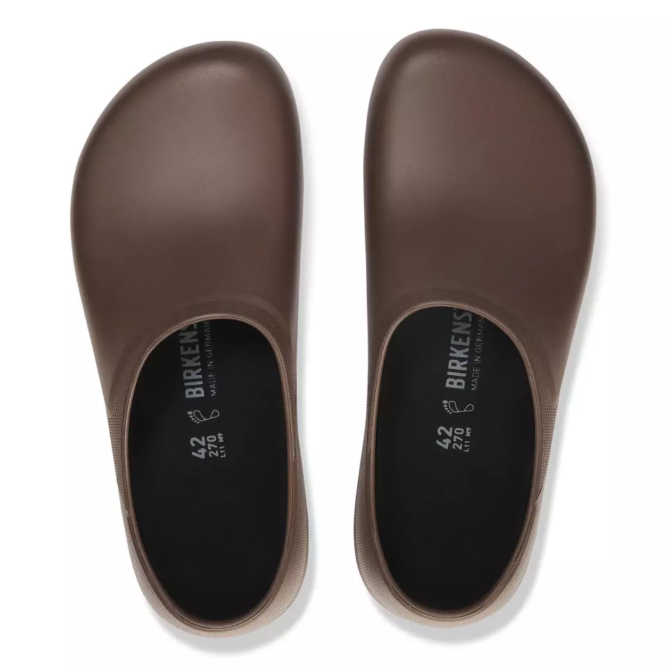 Birkenstock 1025976, Profi Birki 2.0 Regular Occupational PU Clogs, Mocca, image 3, gallery thumbnail