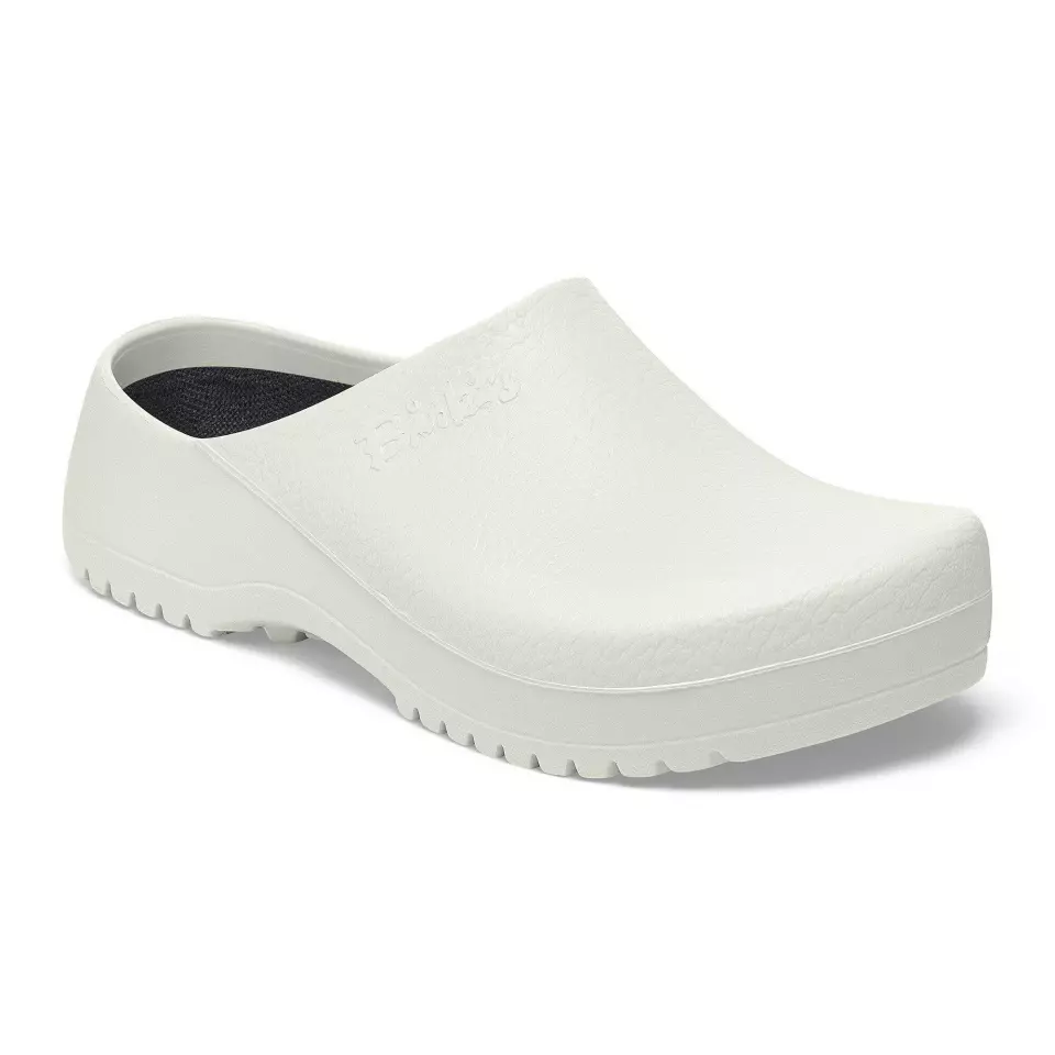 Birkenstock 1027181, Super-Birki Fusion Regular Occupational PU Clogs, White, image 1, gallery thumbnail