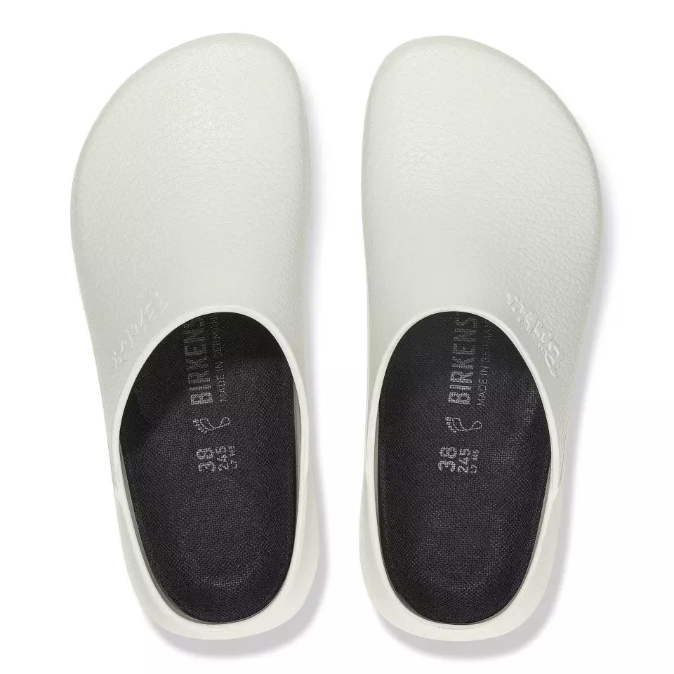 Birkenstock 1027181, Super-Birki Fusion Regular Occupational PU Clogs, White, image 2, gallery thumbnail