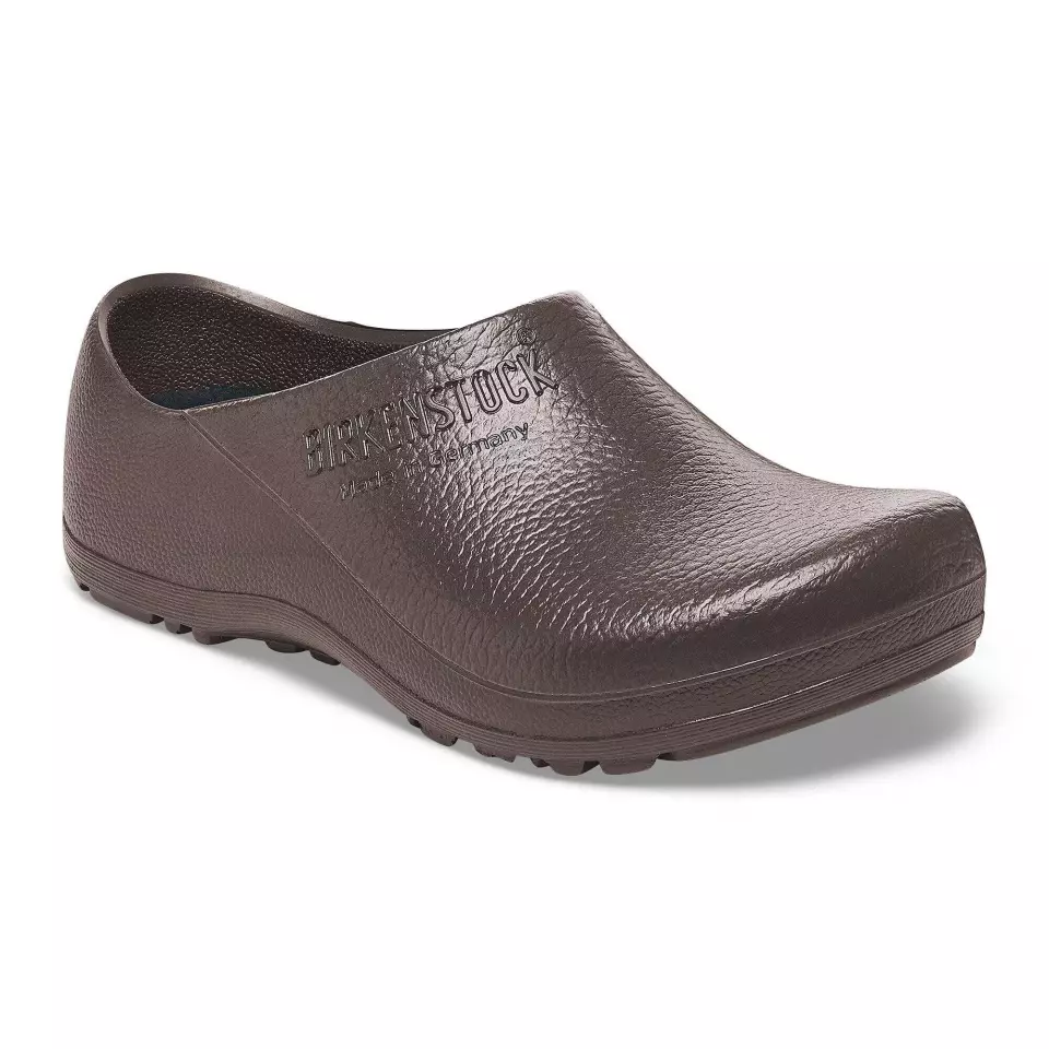 Birkenstock 1027210, Profi Birki Fusion Regular Occupational PU Clogs, Brown, image 1, gallery thumbnail