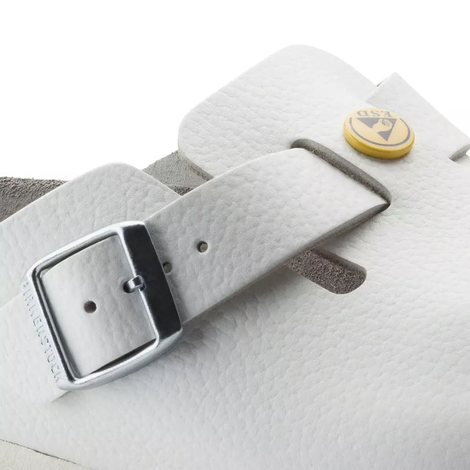 Birkenstock 61378, Boston ESD NL Kapeat työsandaalit, valkoinen, image 8, gallery thumbnail