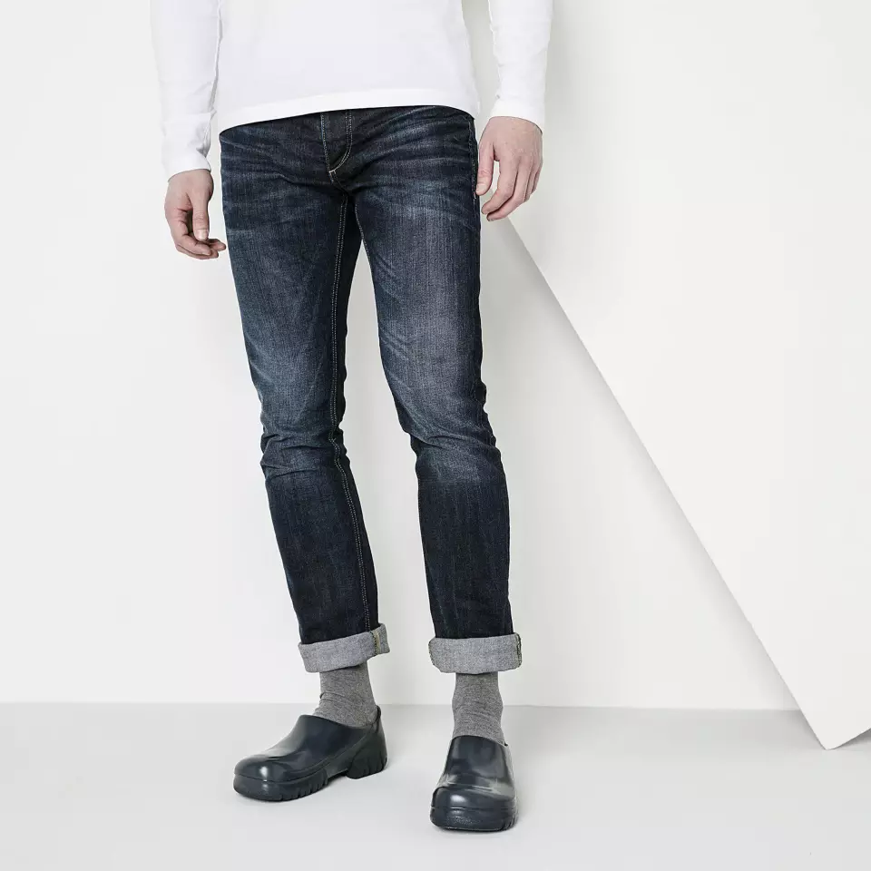Birkenstock 20252, A 630 Tavalliset ammatti-PU-puukengät turvakärjellä, siniset, image 4, gallery thumbnail