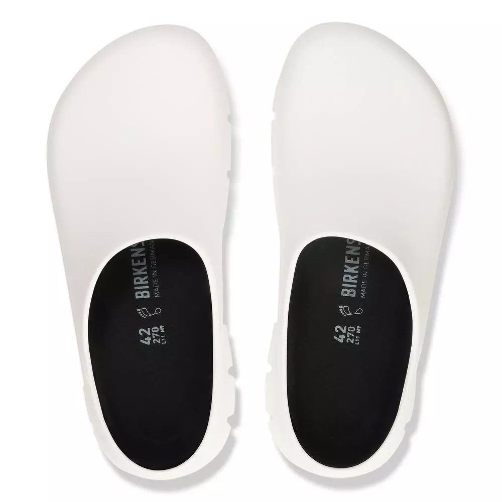Birkenstock 1025958, Super-Birki 2.0 Regular Occupational PU Clogs, White, image 3