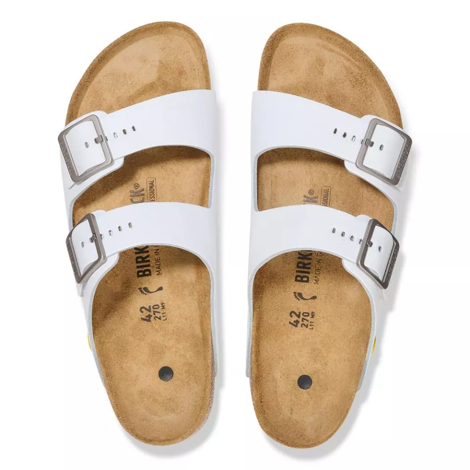 Birkenstock 1028990, Arizona PRO ESD LE Standard yrkessandal, vit, image 3, gallery thumbnail