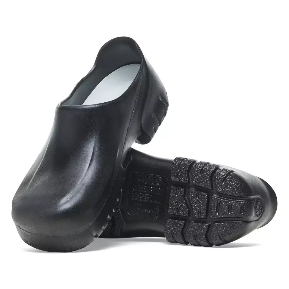 Birkenstock 20272, A 630 Tavalliset ammatti-PU-puukengät turvakärjellä, musta, image 4, gallery thumbnail