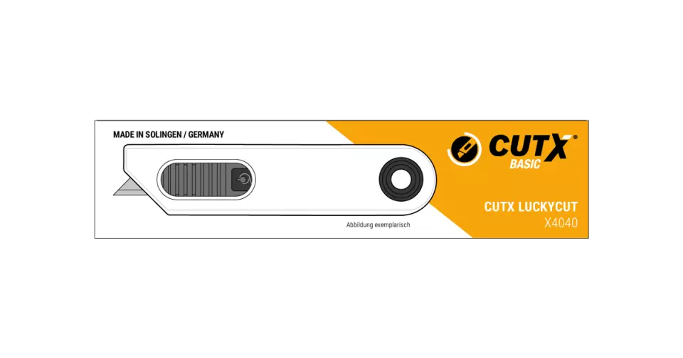 CUTX 3010205, Luckycut X4040 Sicherheitsmesser, Grau/Schwarz, image 2, gallery thumbnail