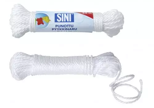 Sini 1412, Punottu Pyykkinaru 25m (4mm), image 1, gallery thumbnail