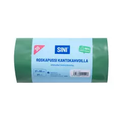 Sini 14551, Garbage Bag With Carrying Handles Recycled Plastic 30L