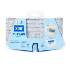 Sini 34512, Floor Mop with Gray Microfiber Cover (Without Handle)